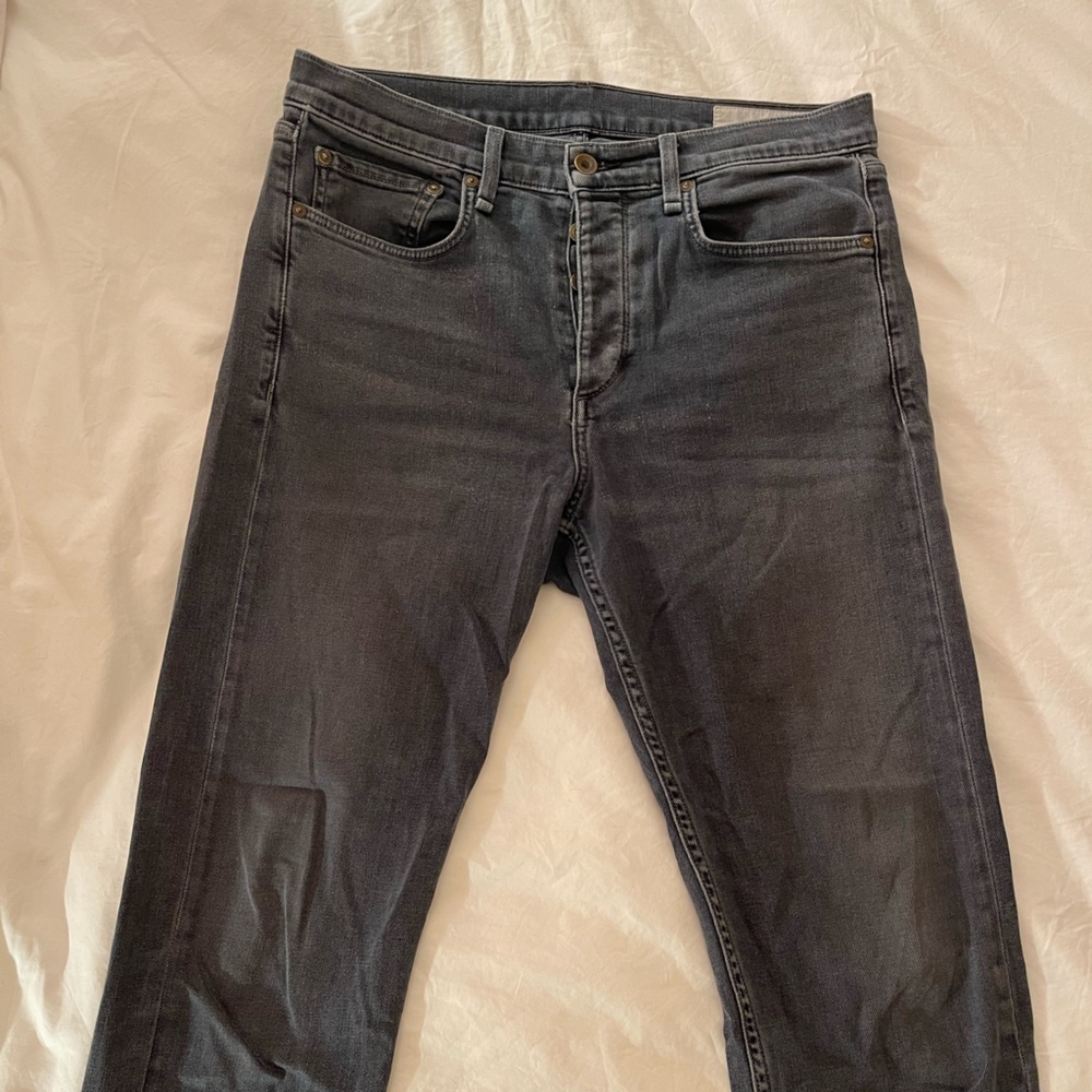 Rag & Bone Grey Slim Jeans, Size 33